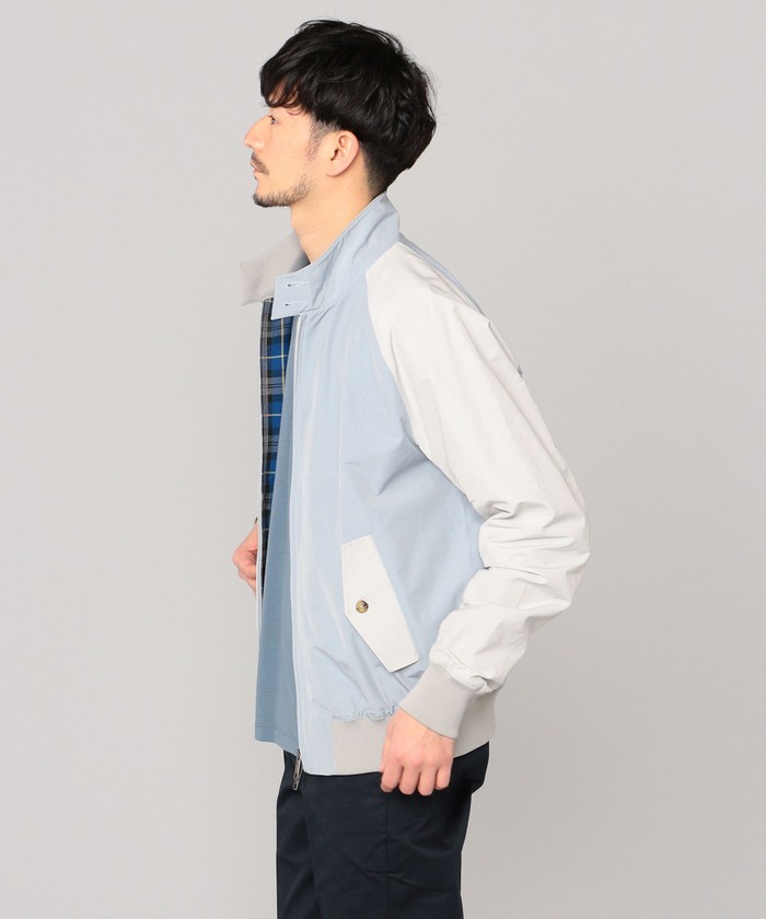 バラクータ ライトブルー ジップアップジャケット BARACUTA 「BARACUTA」 ジップアップブルゾン「SHIPSコラボ