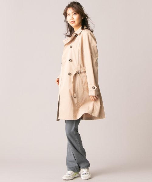 Cinzia Rocca ミドル丈トレンチコート レリアン Leilian D Fashion Cinzia Rocca ミドル丈トレンチコート レリアン Leilian D Fashion