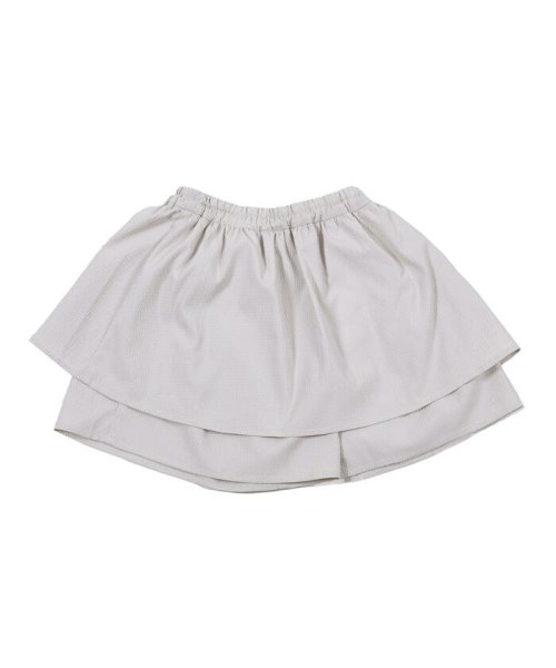 ギンガム サッカー レイヤード スカート パンツ 80 150cm ベベ Bebe D Fashion ギンガム サッカー レイヤード スカート パンツ 80 150cm ベベ Bebe D Fashion