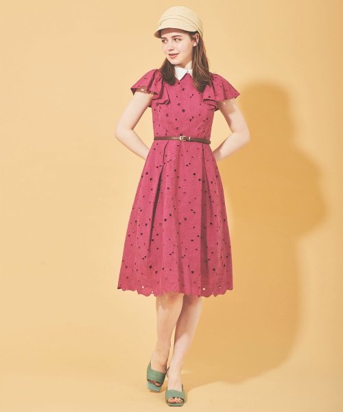 セール 70%OFF】【美人百花5月号掲載】カットワーク刺繍フレアワンピース(503913995) | トランテアン ソン ドゥ モード(31 Sons de mode) - d fashion