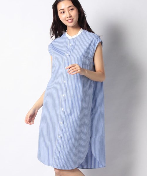 セール Doors Gymphlex ストライプノースリーブシャツワンピース アーバンリサーチ アウトレット Urban Research Outlet D Fashion
