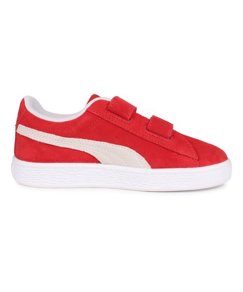 プーマ Puma スウェード クラシック スニーカー キッズ スエード ベルクロ Suede Classic 21 V Ps レッド 02 プーマ Puma D Fashion