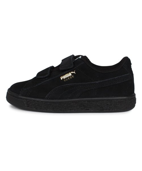 プーマ Puma スウェード クラシック スニーカー キッズ スエード ベルクロ Suede Classic 21 V Ps ブラック 黒 04 プーマ Puma D Fashion プーマ Puma スウェード クラシック スニーカー キッズ スエード ベルクロ Suede Classic 21 V Ps ブラック 黒 04 プーマ Puma D Fashion