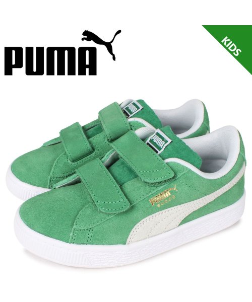 プーマ Puma スウェード チームス V Ps スニーカー キッズ スエード Nba ボストン セルティックス Suede Teams V Ps グリーン 3 プーマ Puma D Fashion