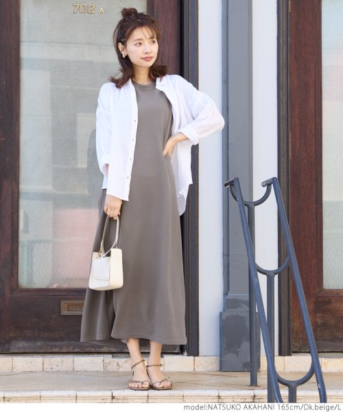 エンボス加工半袖マキシワンピースcocaオリジナル コカ Coca D Fashion エンボス加工半袖マキシワンピースcocaオリジナル コカ Coca D Fashion