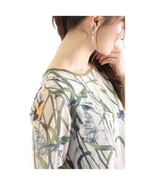 セール5 Off 自然を上品に纏うワンピースセット サワアラモード Sawa A La Mode D Fashion