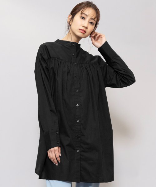 セール 2way シャツ レディース トップス オーバーサイズ ブラウス 白シャツ 黒シャツ ミリアンデニ Mili An Deni D Fashion セール 2way シャツ レディース トップス オーバーサイズ ブラウス 白シャツ 黒シャツ ミリアンデニ Mili An Deni D Fashion