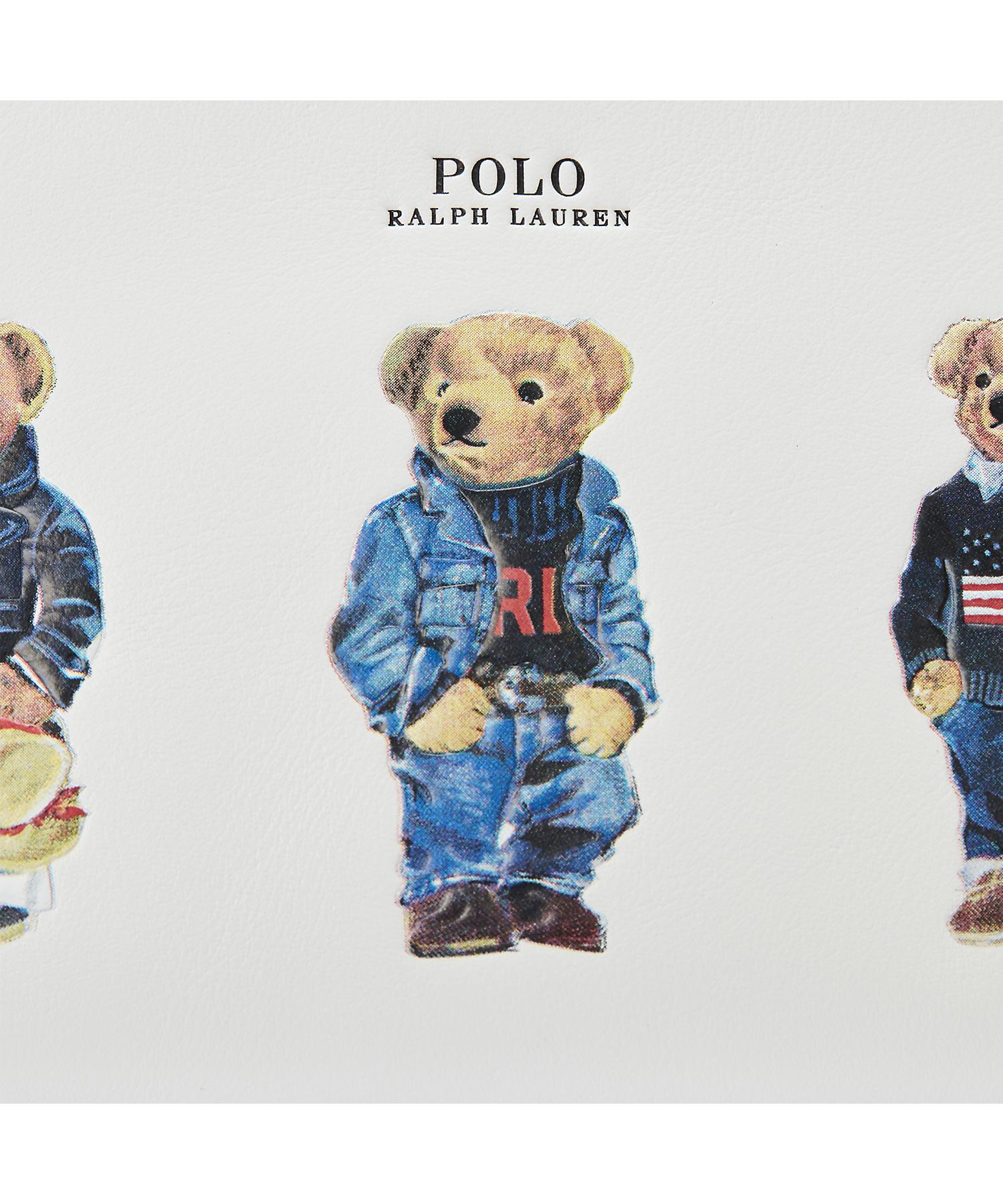 Polo ベア レザー コスメティック ポーチ(503926088) | POLO RALPH