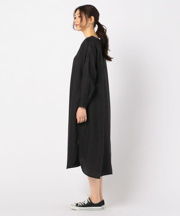 クーポン】【セール 30%OFF】[新色追加]リネン後レースアップ