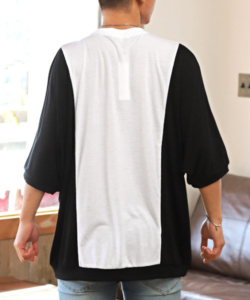 セール T R天竺切替ドルマンクルーネックtシャツ Tシャツ メンズ 半袖 ドルマンスリーブ クルーネック バイカラー ラグスタイル Luxstyle D Fashion セール T R天竺切替ドルマンクルーネックtシャツ Tシャツ メンズ 半袖 ドルマンスリーブ クルーネック バイカラー ラグスタイル Luxstyle D Fashion