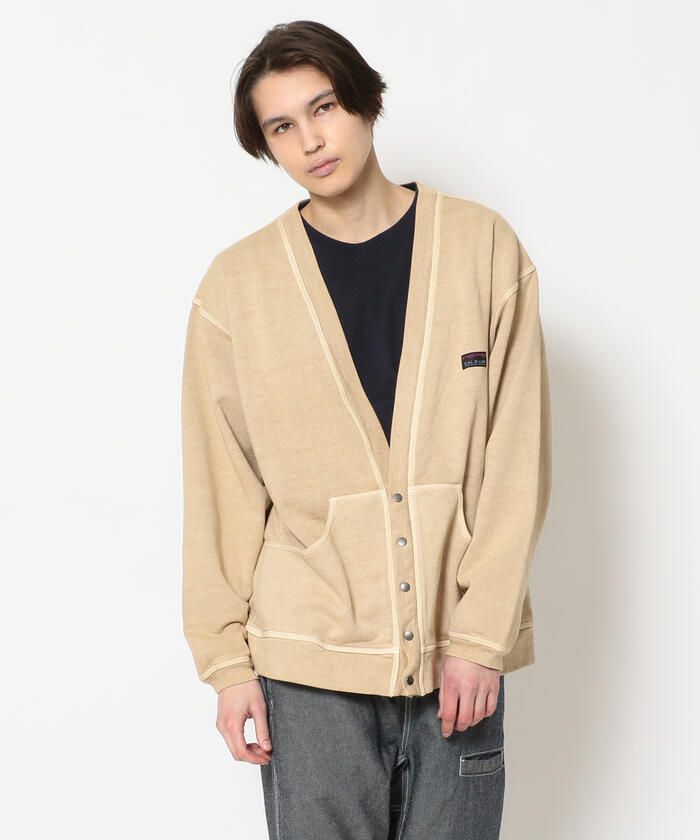 CAL O LINE /キャルオーライン SWEAT CARDIGAN スウェットカーディガン