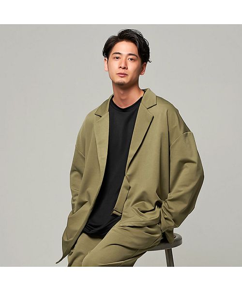 ベルト ドレッシー ラインストーン テーラード ジャケット キャバリア CavariA VICCI ベルト付きストレッチ長袖テーラード