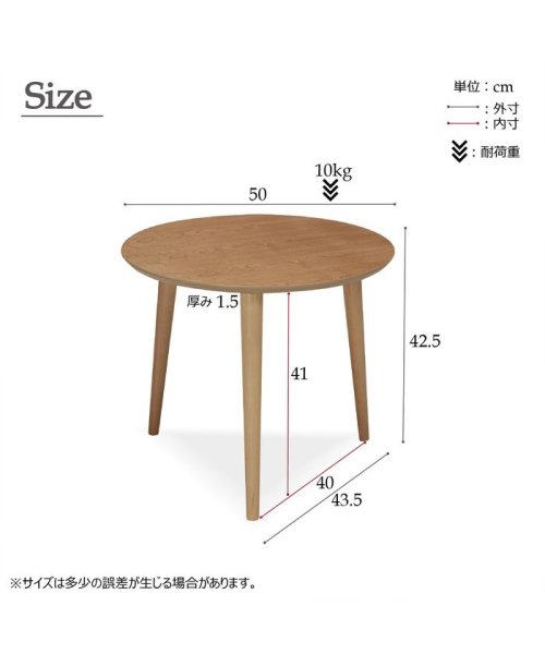セール 木製ラウンドテーブル サイドテーブル 机 木目 木製 突板 北欧 おしゃれ 丸型 高級感 コーヒーテーブル アールエムストア Rm Store D Fashion