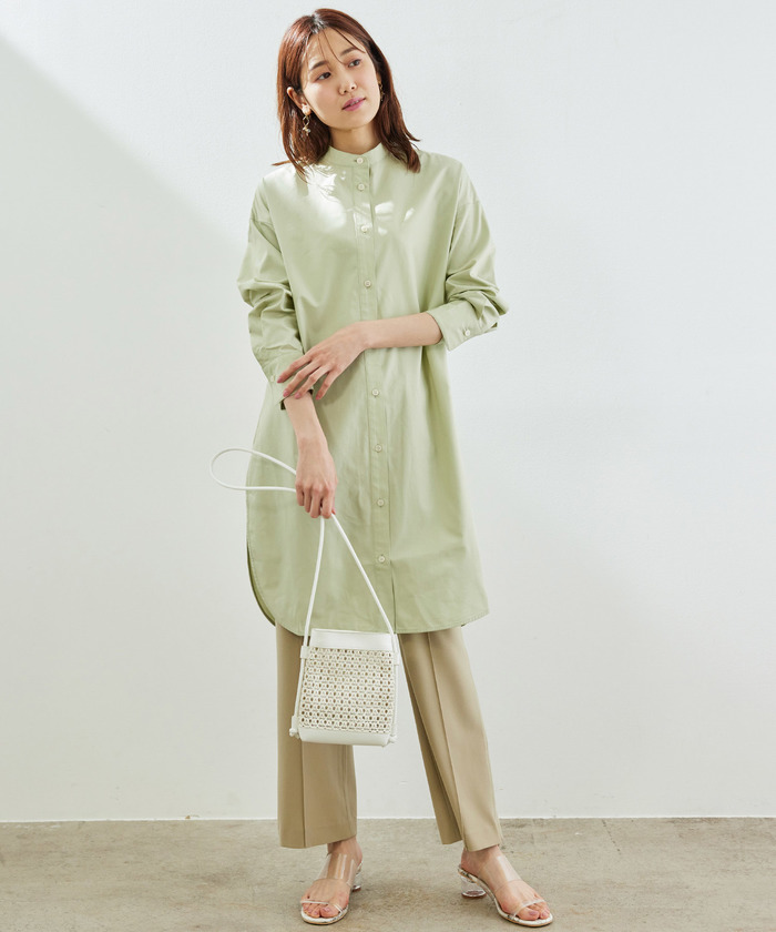 セール 37%OFF】【TRUE COTTON】テンセルシャツチュニック(503771448