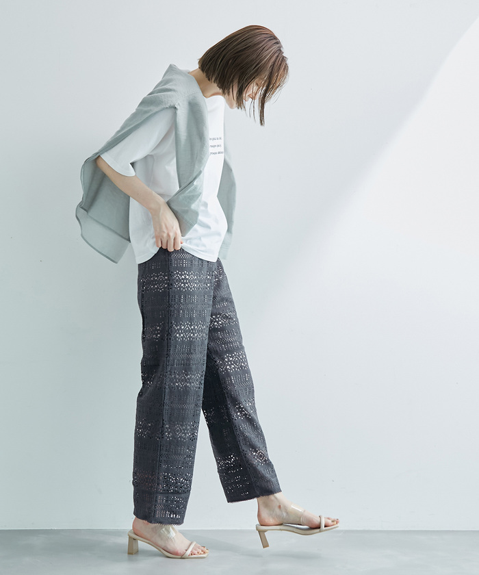 セール 30%OFF】ボーダーレースパンツ(503865119) | ロペ