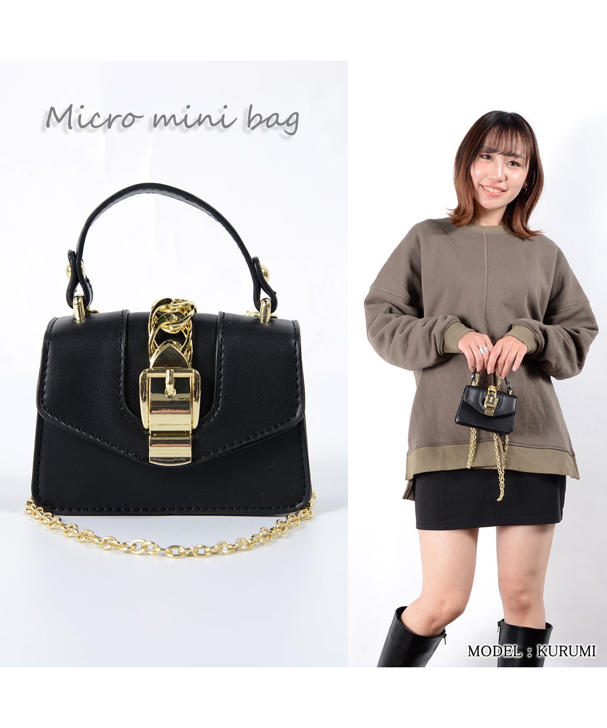 ワンフォークロージング 1111clothing ◇マイクロミニバッグ