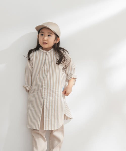 セール 30 Off Fork Spoon ロンストバンドカラーシャツワンピース Kids アーバンリサーチドアーズ キッズ Urban Research Doors Kids D Fashion