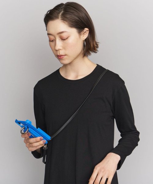 ＜AJEW＞CADENAS ジップ ストラップ iPhone 12/12 Proケース ∴