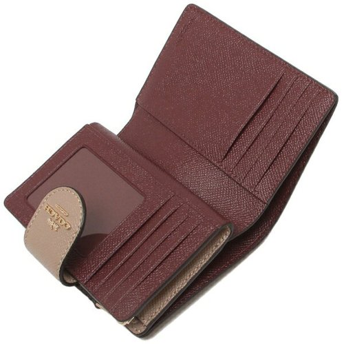 セール】コーチ COACH 財布 二つ折り財布 ベージュ レディース 