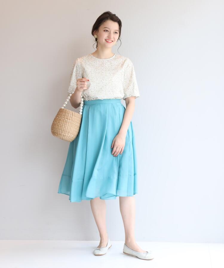 セール 50%OFF】◇シフォンフレアスカート(503942079
