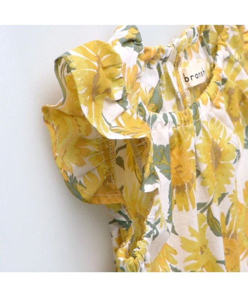 ペア ひまわり柄ワンピース ブランシェス Branshes D Fashion ペア ひまわり柄ワンピース ブランシェス Branshes D Fashion