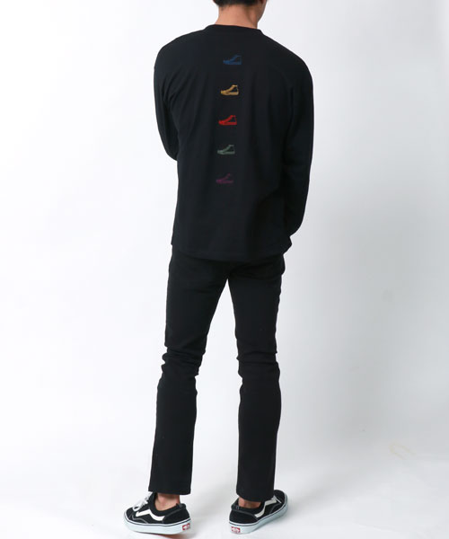 クーポン】【CONVERSE】コンバース 5足シューズ 長袖 Tシャツ クーポン】【CONVERSE】コンバース 5足シューズ 長袖 Tシャツ