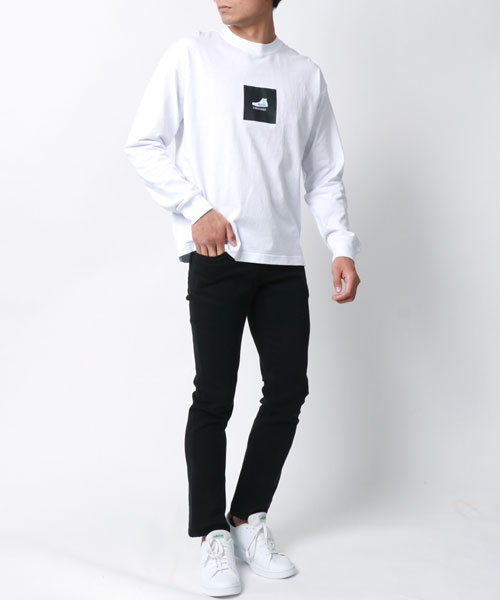 クーポン】【CONVERSE】コンバース 5足シューズ 長袖 Tシャツ クーポン】【CONVERSE】コンバース 5足シューズ 長袖 Tシャツ