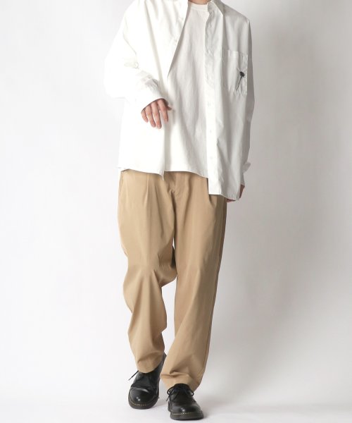 クーポン】【セール25%OFF】【SITRY】loose tapered tuck wide Pants/ルーズ テーパード タック ワイドパンツ(503947167)  | SITRY(SITRY) - d fashion