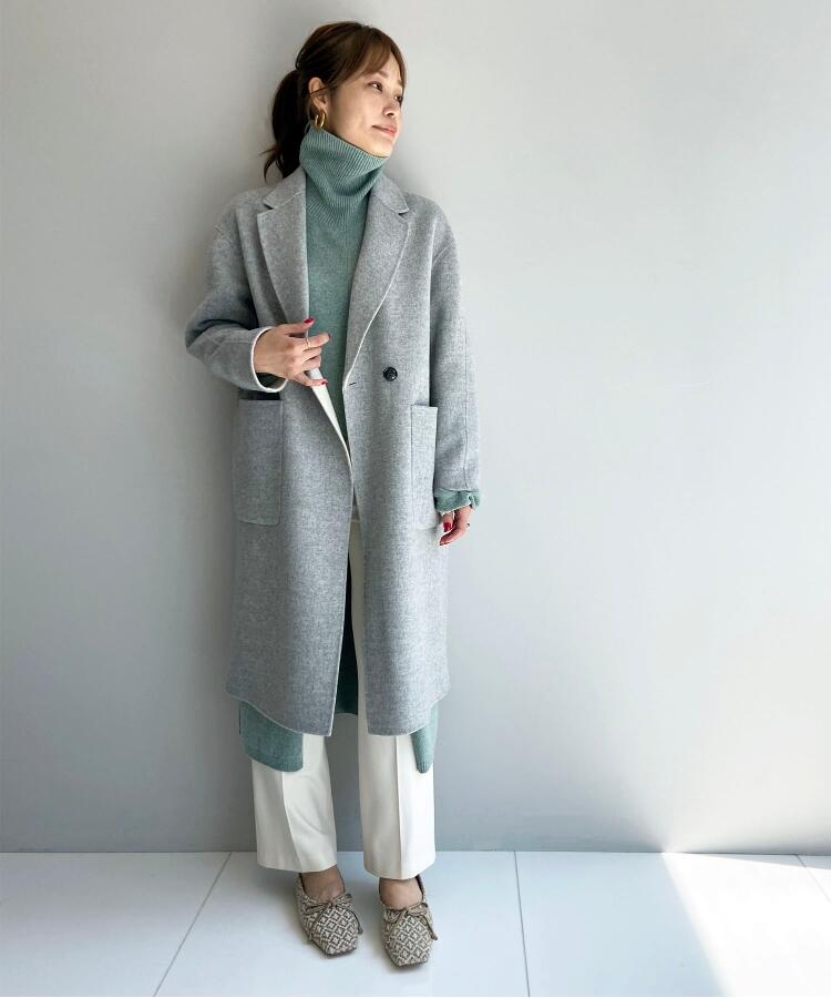 タグ付き 完売品 定価4.2万 aquagirl ウールリバーコート 大人コーデ セール 50%OFF】◇テーラーリバーコート(503947546) | アクア