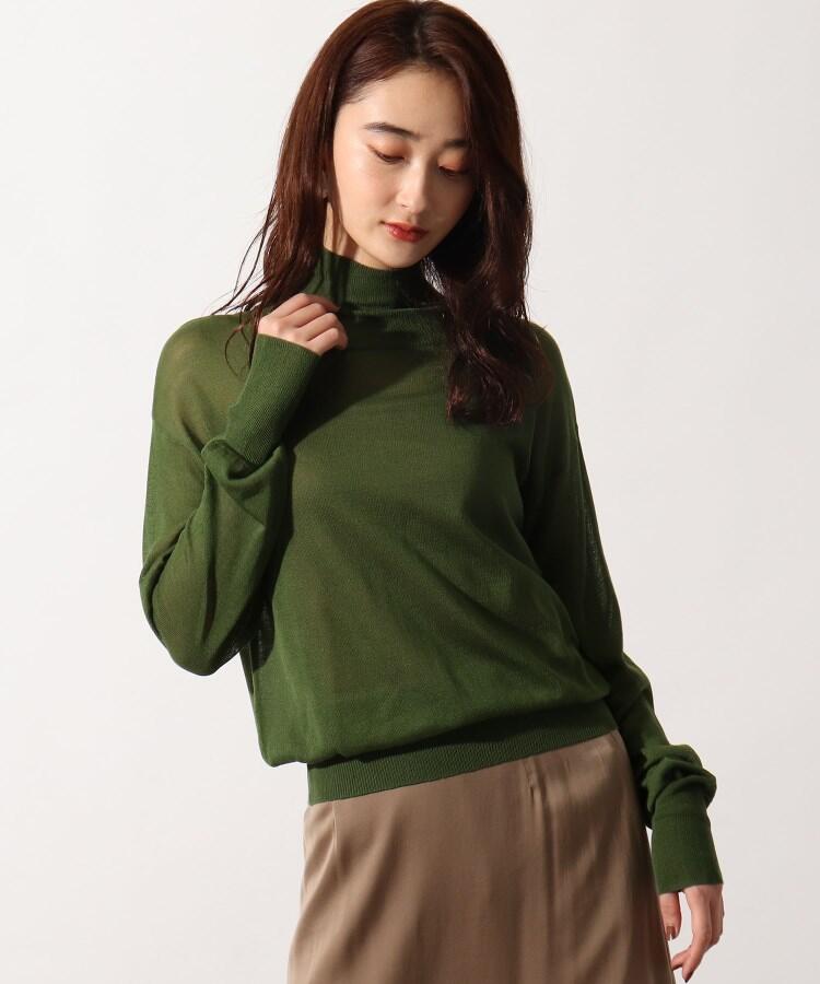 OZOC オゾック ニット セール 50%OFF】◇シアーハイネックニットプルオーバー