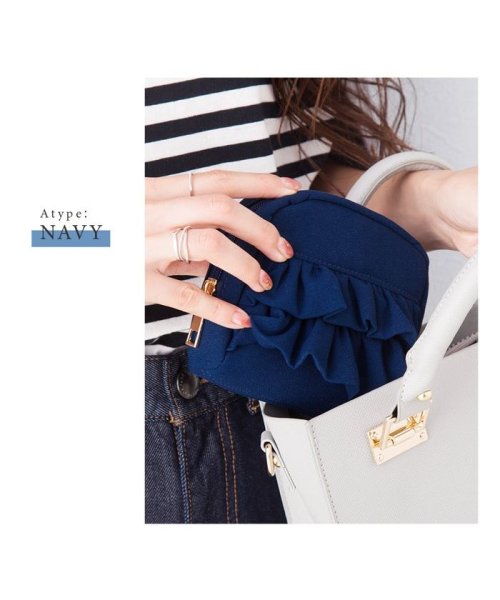 持ってるだけで可愛い オトナ女子専用 ふんわりフリルポーチ クリームドット Cream Dot D Fashion 持ってるだけで可愛い オトナ女子専用 ふんわりフリルポーチ クリームドット Cream Dot D Fashion