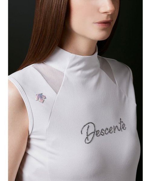 クーポン Luxe ボディシェルex鹿の子クリスタルロゴスリーブレスシャツ デサントゴルフ Descente Golf D Fashion クーポン Luxe ボディシェルex鹿の子クリスタルロゴスリーブレスシャツ デサントゴルフ Descente Golf D Fashion