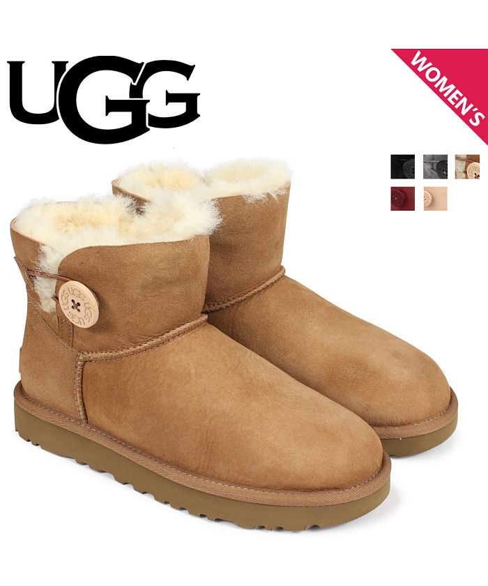 セール！UGG  WOMENS MINI BAILEY BUTTON