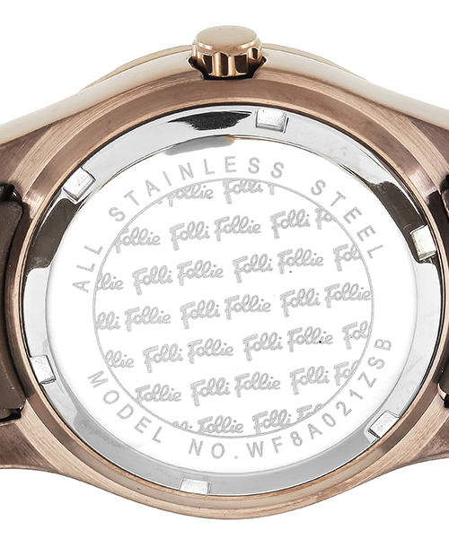 FolliFollie DONNATACOLLECTION フォリフォリ 腕時計 WF8A021ZSB－BR 