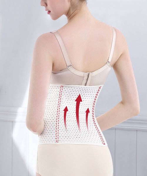 ３列ホック瞬間ウエスト矯正 ニッパー ウエストニッパー レースレディース Lace Ladies D Fashion
