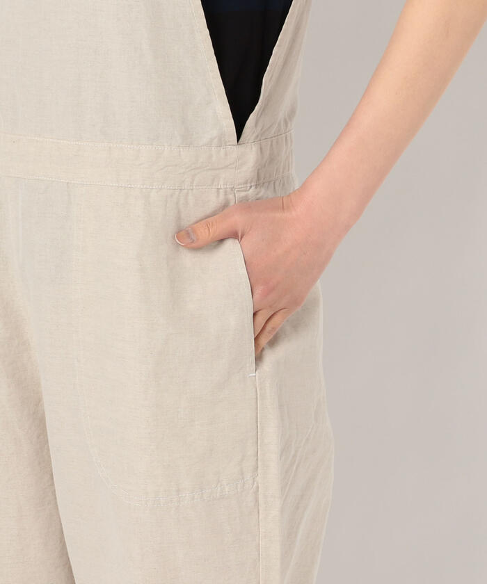 クーポン】【DANTON/ダントン】LINEN サロペット ＃JD－2633 LHP
