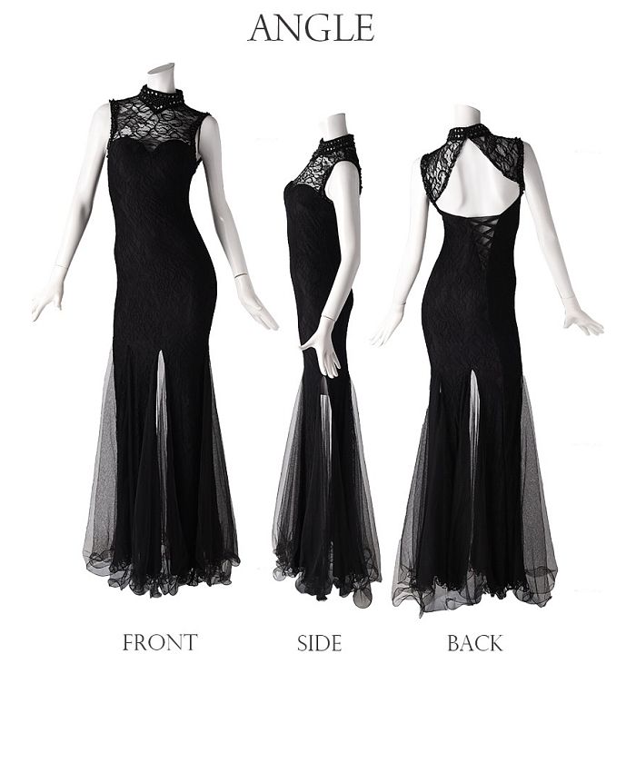 セール10%OFF】キャバドレス キャバ ドレス ブラック ロングドレス 
