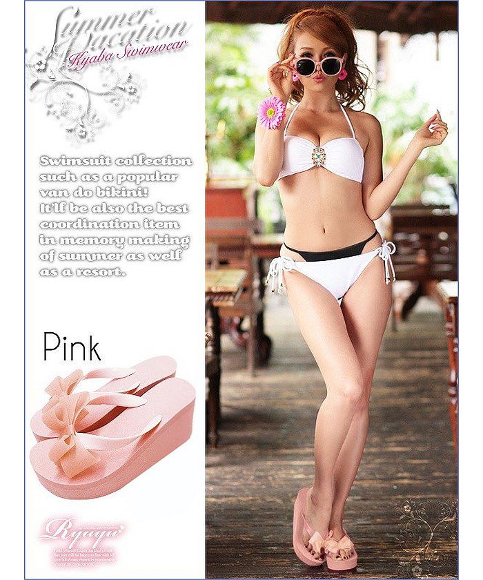 かわいい♡CHANEL もこも厚底ビーチサンダル 夏の韓国っぽコーデのマストアイテム くしゅっとギャザー厚底