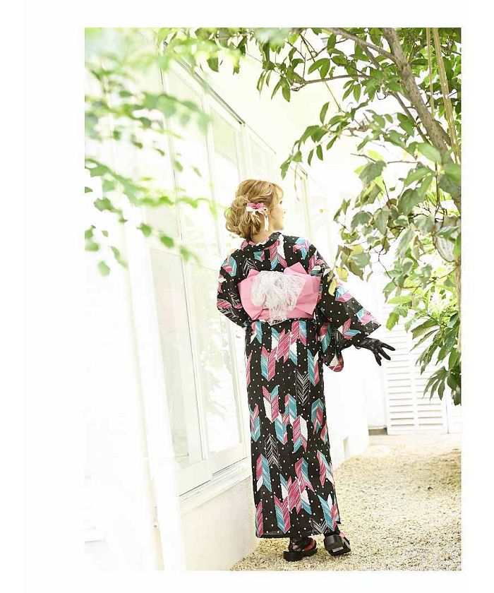 ドット柄 キャバ浴衣 浴衣 モダン 派手(503945729) | リューユ(Rew-You