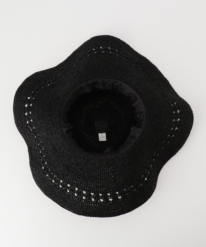 MAISON N.H PARIS ラフィアハット 帽子 MAISON NH PARIS ラフィア バケットハット
