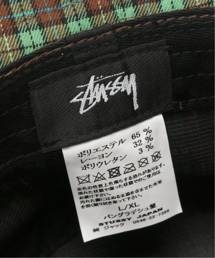 STUSSY / ステューシー BASIC PLAID BUCKET HAT   パルプ