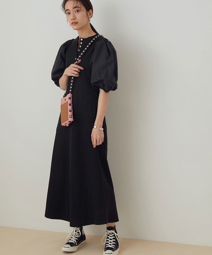 セール 10%OFF】<人気・追加>ボタンディテールワンピース セール 10%OFF】<人気・追加>ボタンディテールワンピース