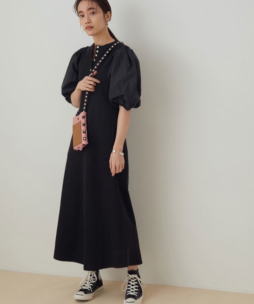 洗える 追加 Web限定 ボタンディテールワンピース アダム エ ロペ Adam Et Rope D Fashion
