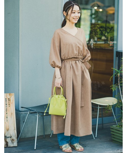 セール45 Off これさえあれば無敵 カシュクールが大人の女っぽを叶えます 前後着られるカシュクールワンピース By Que Made Me ハコ Haco D Fashion