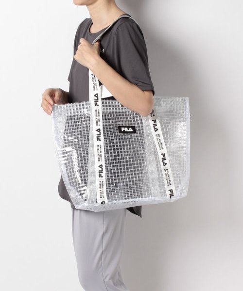 ダブルハンドルクリアトートバッグ フィラ バッグ Fila Bag D Fashion ダブルハンドルクリアトートバッグ フィラ バッグ Fila Bag D Fashion