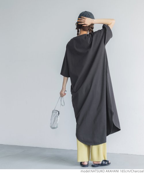 クーポン Usaコットン サイドスリットロングワンピース コカ Coca D Fashion クーポン Usaコットン サイドスリットロングワンピース コカ Coca D Fashion