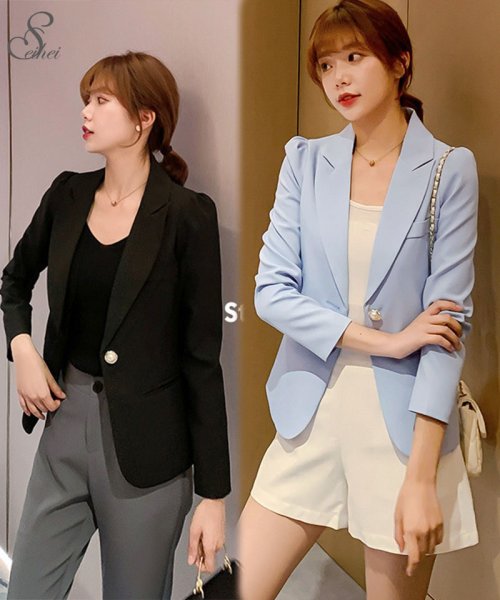 セール 10 Off テーラードジャケット レディース ジャケット コート 通勤 オフィス パワショル 着痩せる 女性 アウター 春新作 韓国ファッション セイヘイショップ Seiheishop D Fashion セール 10 Off テーラードジャケット レディース ジャケット コート 通勤 オフィス パワショル 着痩せる 女性 アウター 春新作 韓国ファッション セイヘイショップ Seiheishop D Fashion