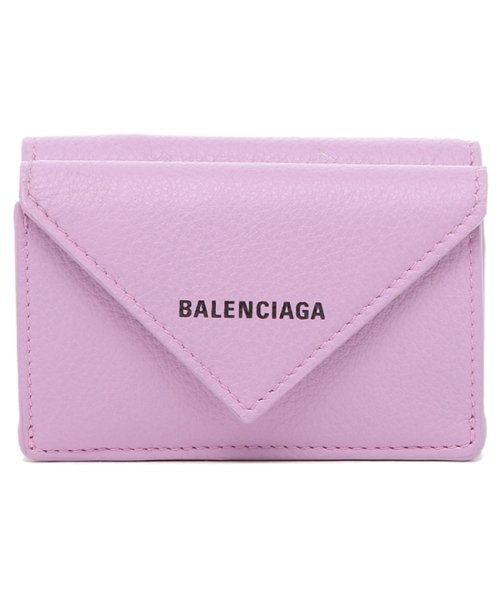 バレンシアガ 三つ折り財布 ペーパー ピンク メンズ レディース Balenciaga 18d3n 5360 バレンシアガ Balenciaga D Fashion