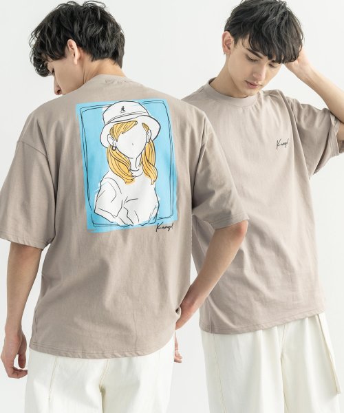 クーポン セール53 Off Kangol カンゴール プリントtシャツ メンズ レディース 半袖 カジュアル ストリート ブランド ビッグシルエット コットン ギフト 限定 ペアルック お ロッキーモンロー Rocky Monroe D Fashion