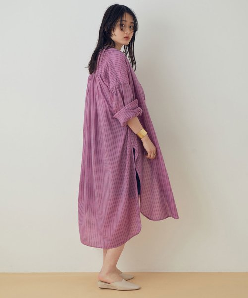 クーポン セール80 Off Khadi カディ インドコットンシャツワンピース アダム エ ロペ Adam Et Rope D Fashion